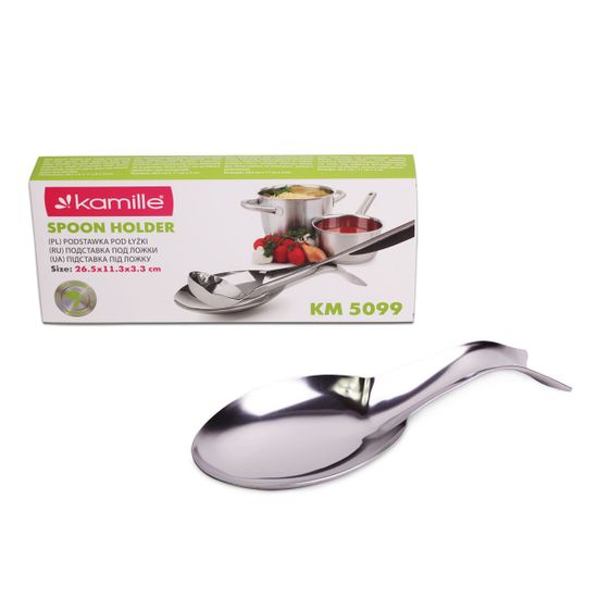 Подставка под ложку из нержавеющей стали Kamille КМ-5099
