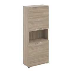 Шкаф высокий с нишей 4-х дв., з. ст HDF Микс MX.803 780х356х1935