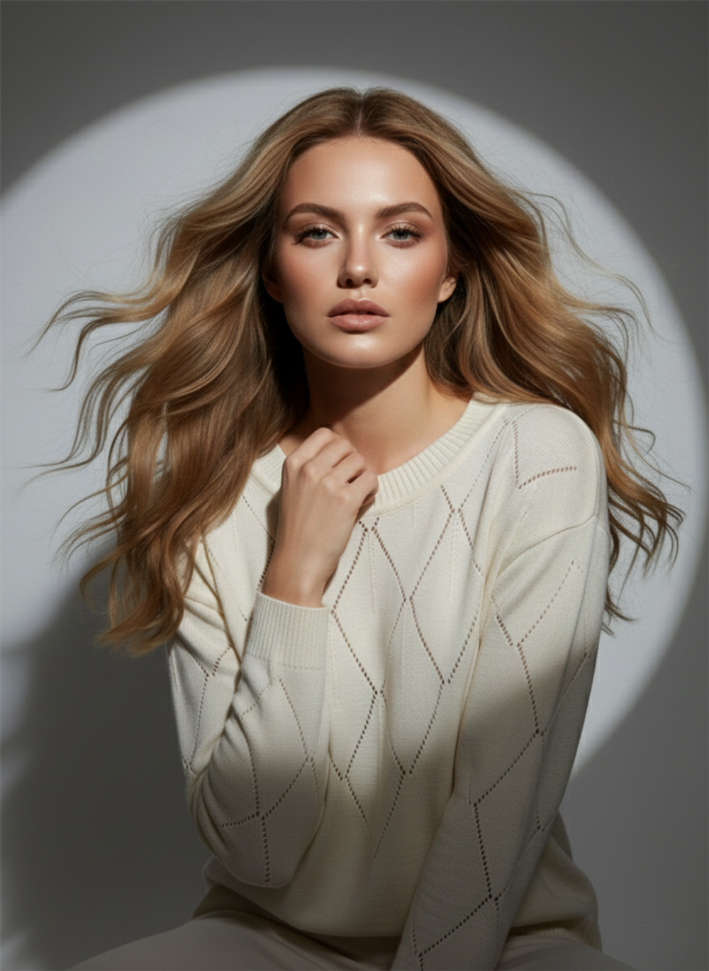 Джемпер И 043/молочный