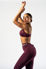 Топ Medium-Support Sports Bra TWIST-KNOT 423 Бородовый