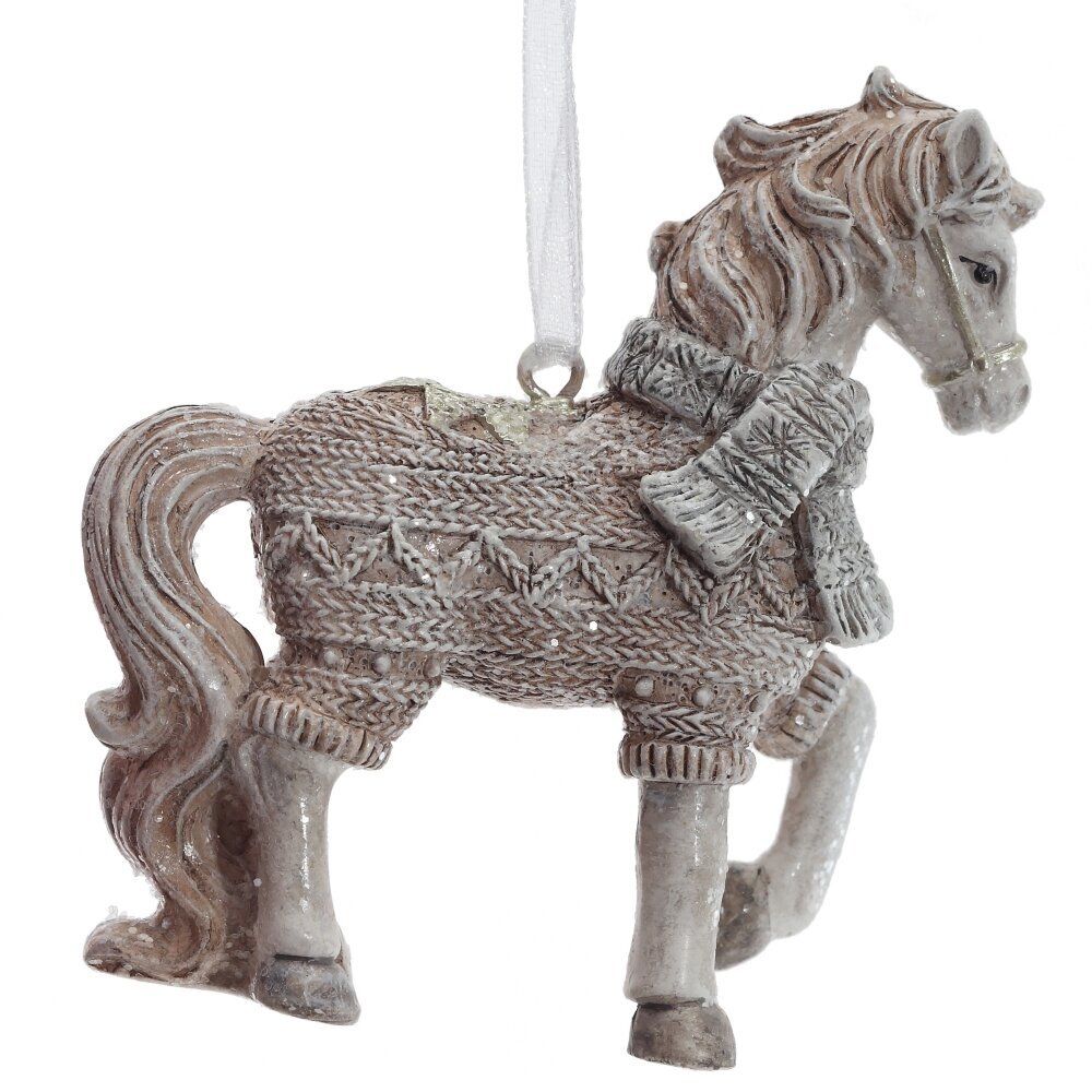GAEM Фигурка декоративная подвесная "Лошадка", L8 W2,5 H8 см