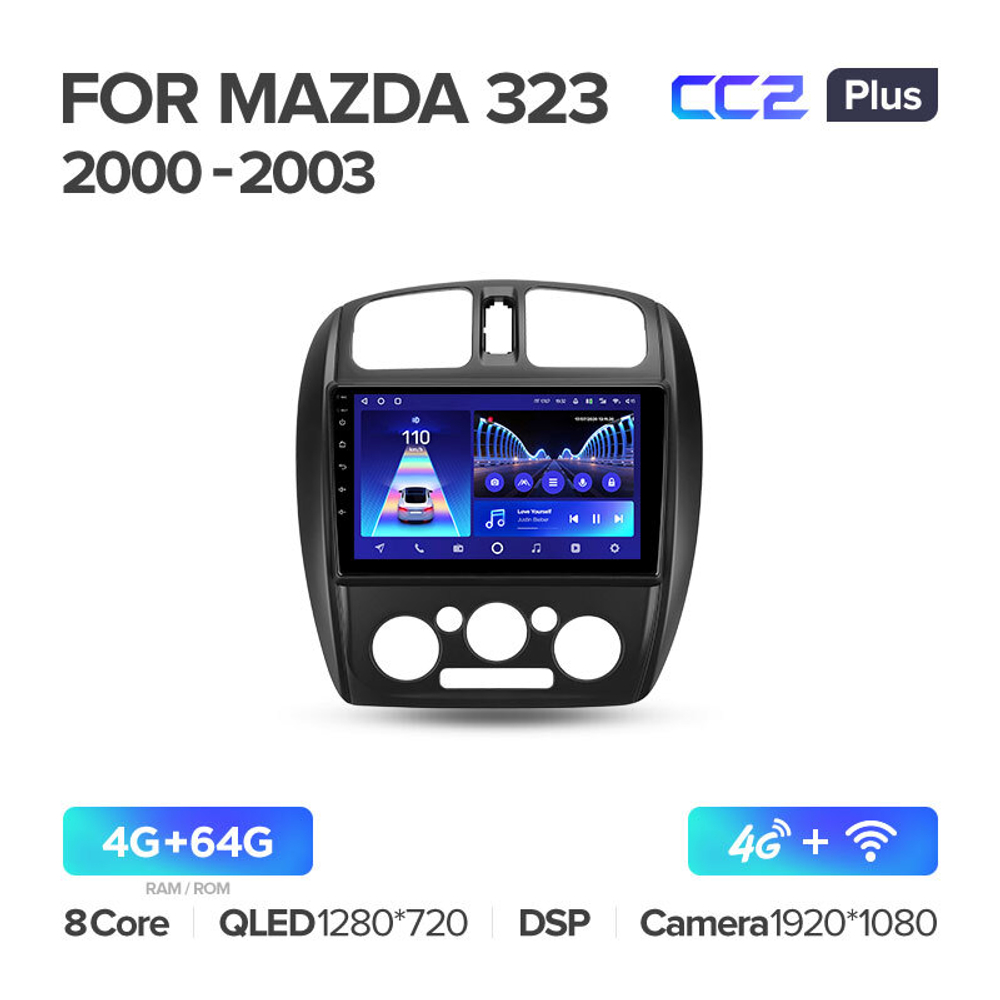 Teyes CC2 Plus 9" для Mazda 323 2000-2003