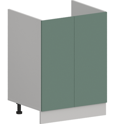 Кухня Модуль ШНМ 600 Ликата / Матовая мята