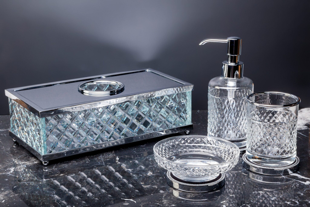 Boheme Стакан ХРОМ Crystal Luxury Options