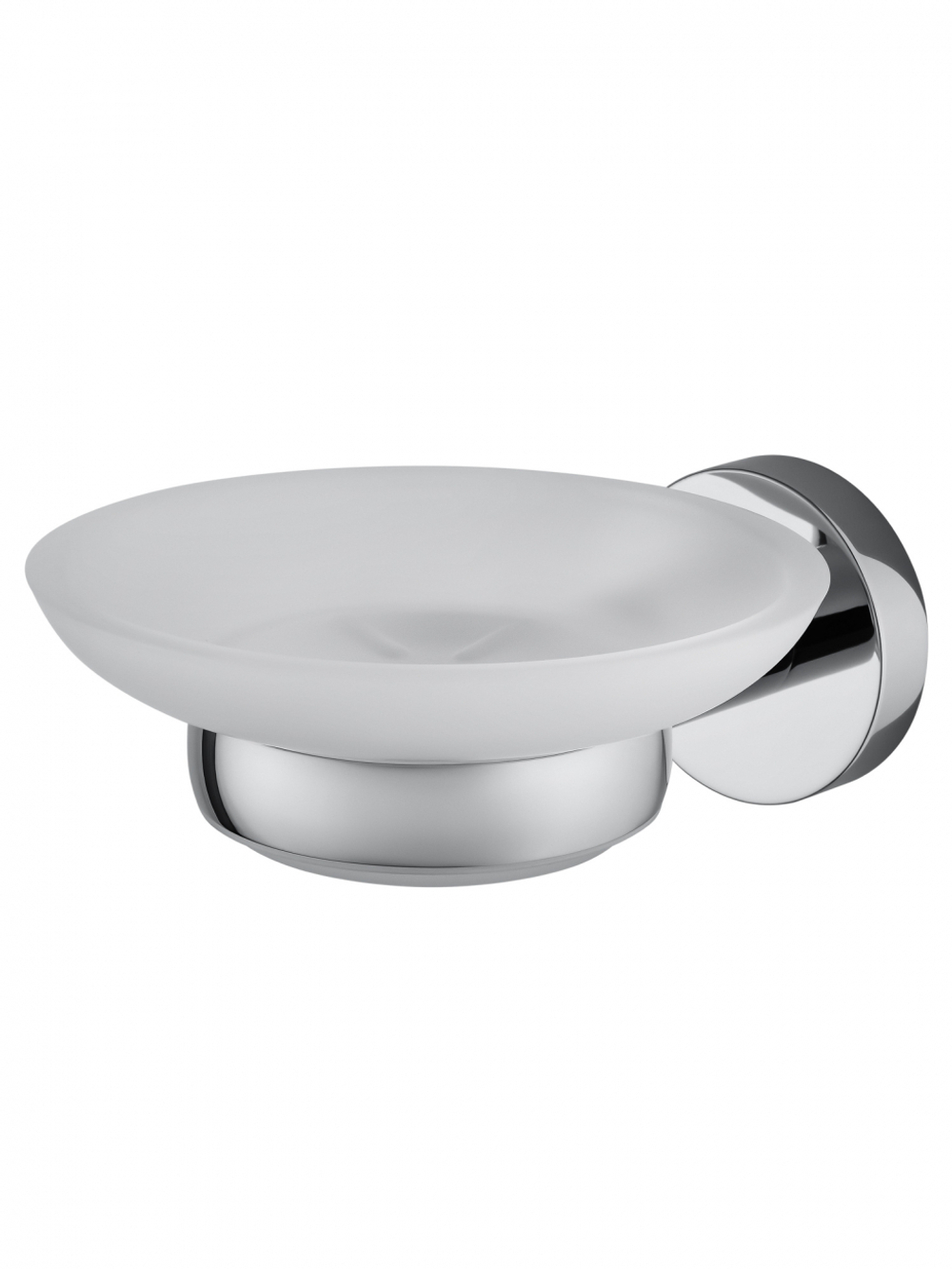 Мыльница с держателем WONZON & WOGHAND EASY, Хром (WW-8122)