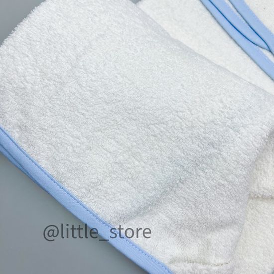 Полотенце махровое "Ракета" голубое