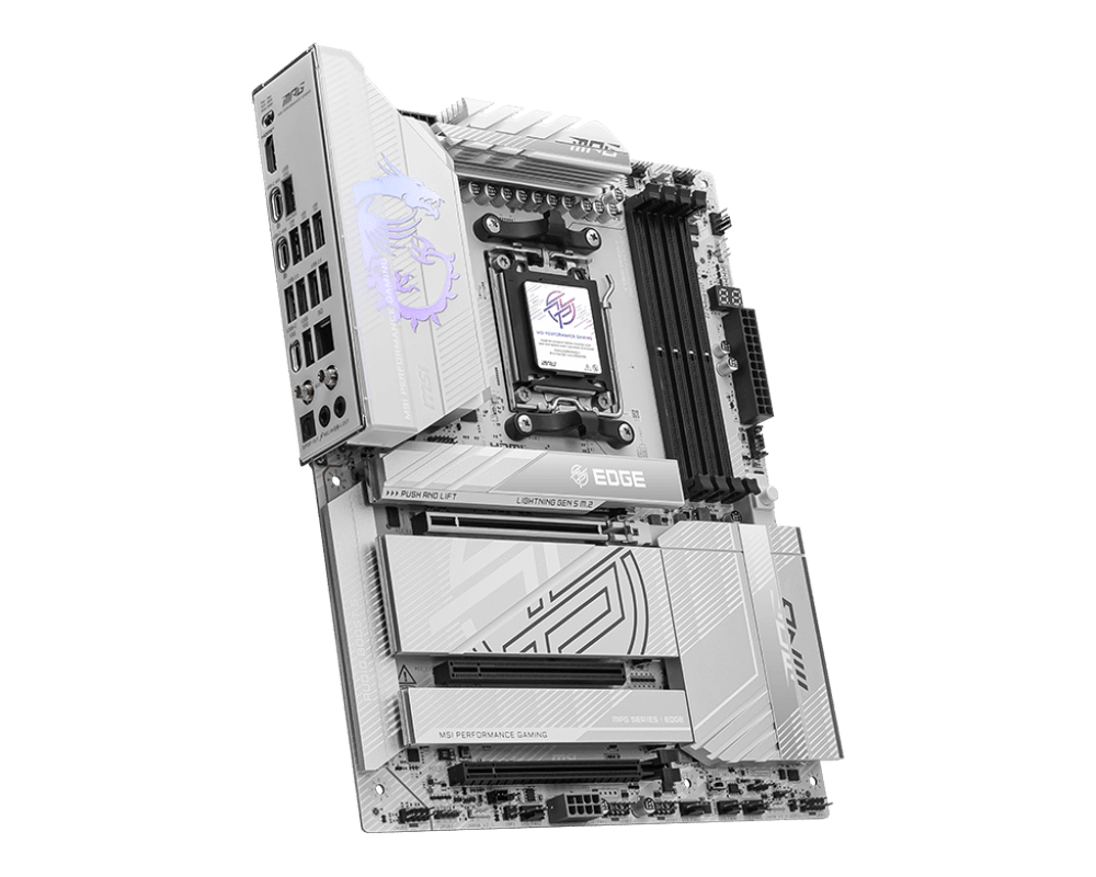 Материнская плата MSI MPG X870E EDGE TI WIFI AM5 4xDDR5 4xSATA3 RAID 4xM.2 HDMI 3xType-C ATX
