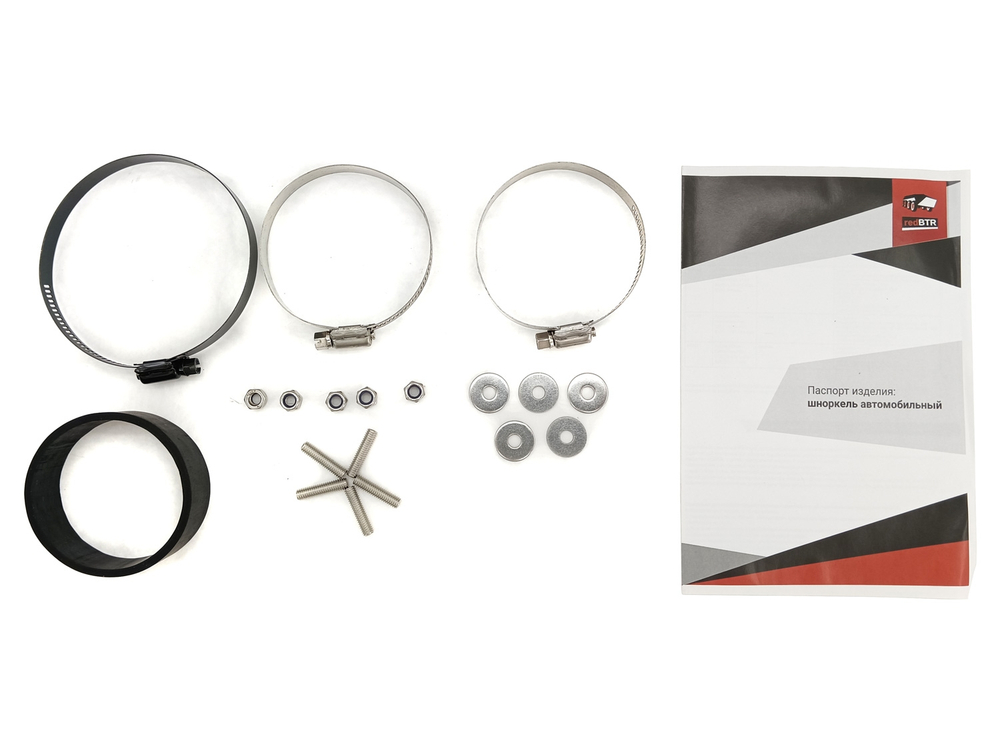 Шноркель УАЗ Патриот ударостойкий (установочный комплект, шаблон)