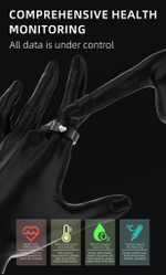 Умное кольцо с функцией Глюкометр XRide ECG Ring R30PRO