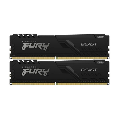 Оперативная память Kingston 32GB 3200MHz DDR4 CL16 DIMM (Kit of 2) FURY Beast Black