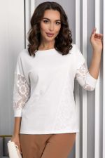 Джемпер Вирджиния НЬЮ (молочный) Б14116-48М LT Collection