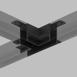 TR2113-BK Коннектор трека SMART для ГКЛ , \&amp;quot;Т\&amp;quot; образный, механический , черный.