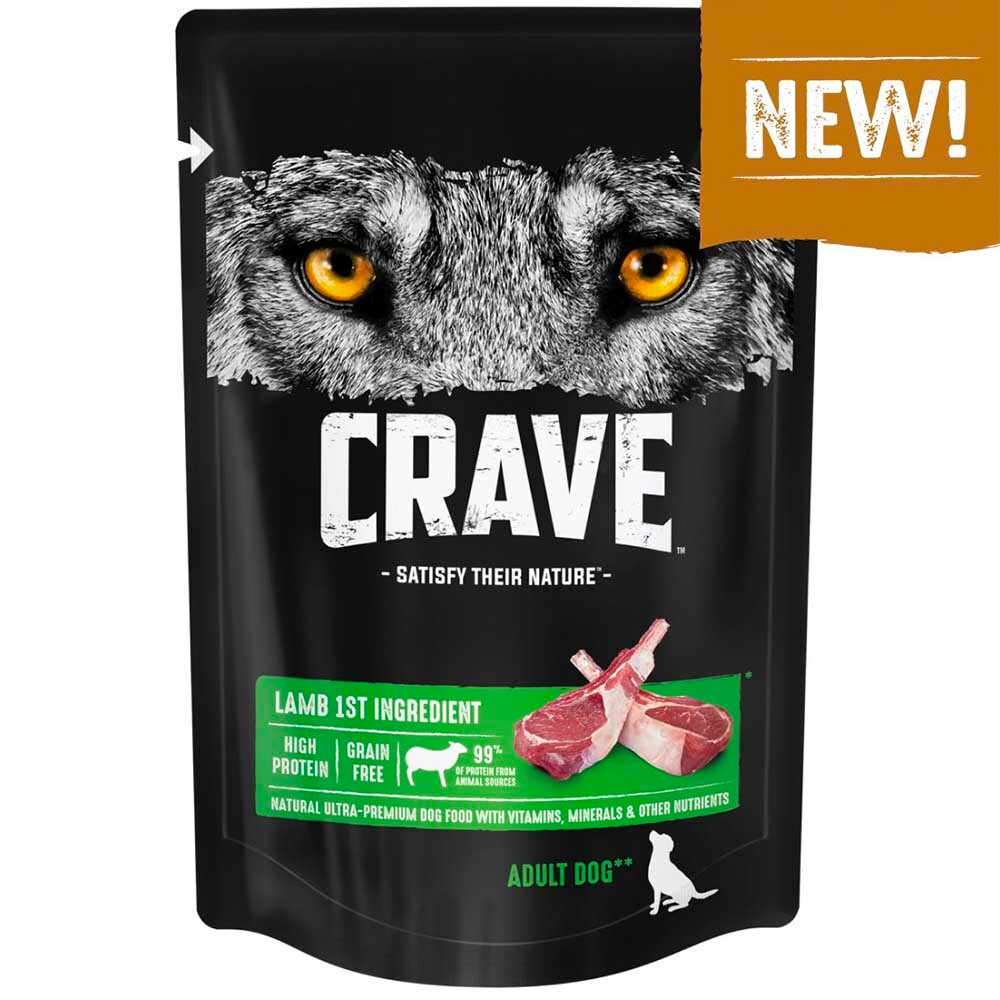 Crave Dog 85 г (ягненок) - консервы пауч для собак