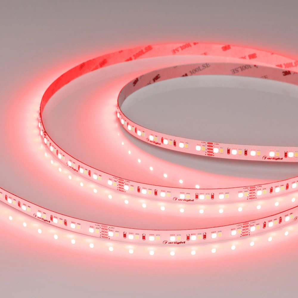 Светодиодная лента RT-A168-10mm 24V RGBW-White (20 W/m, IP20, 5m) (Arlight, высок.эфф.150 лм/Вт) 056877