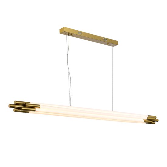 SL6237.303.58 Светильник подвесной ST-Luce латунь/белый LED 1*58W 4000K DALLAMOS