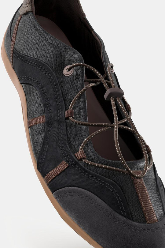 ZARA СПОРТИВНЫЕ БАЛЕТКИ С ЭЛАСТИЧНЫМИ РЕМЕШКАМИ, ЧЕРНЫЙ