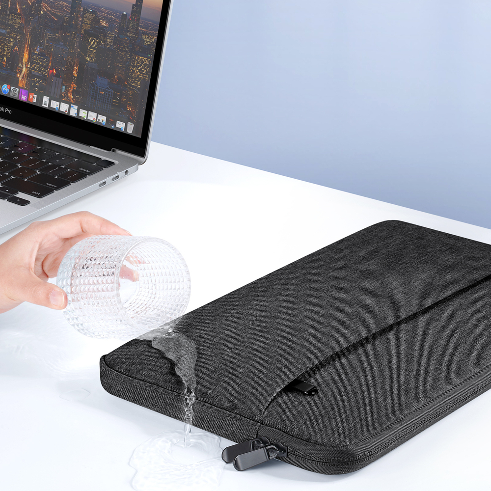 Легкая горизонтальная сумка чехол черного цвета для ноутбука или планшета размером от 15.5 до 16 дюймов, серия LBDB Series