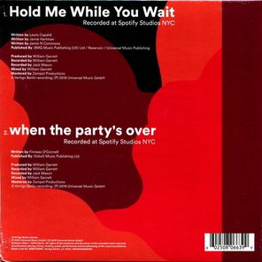 Lewis Capaldi / Hold Me While You Wait, When the Party's Over (7" Vinyl Single)