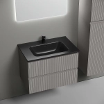 Тумба с раковиной Sancos Snob R 70 SNR70SMСМ серая матовая