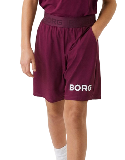 Шорты для мальчика теннисные Björn Borg Shorts - grape wine