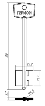 Заготовка дверняк ГЕРИОН 3