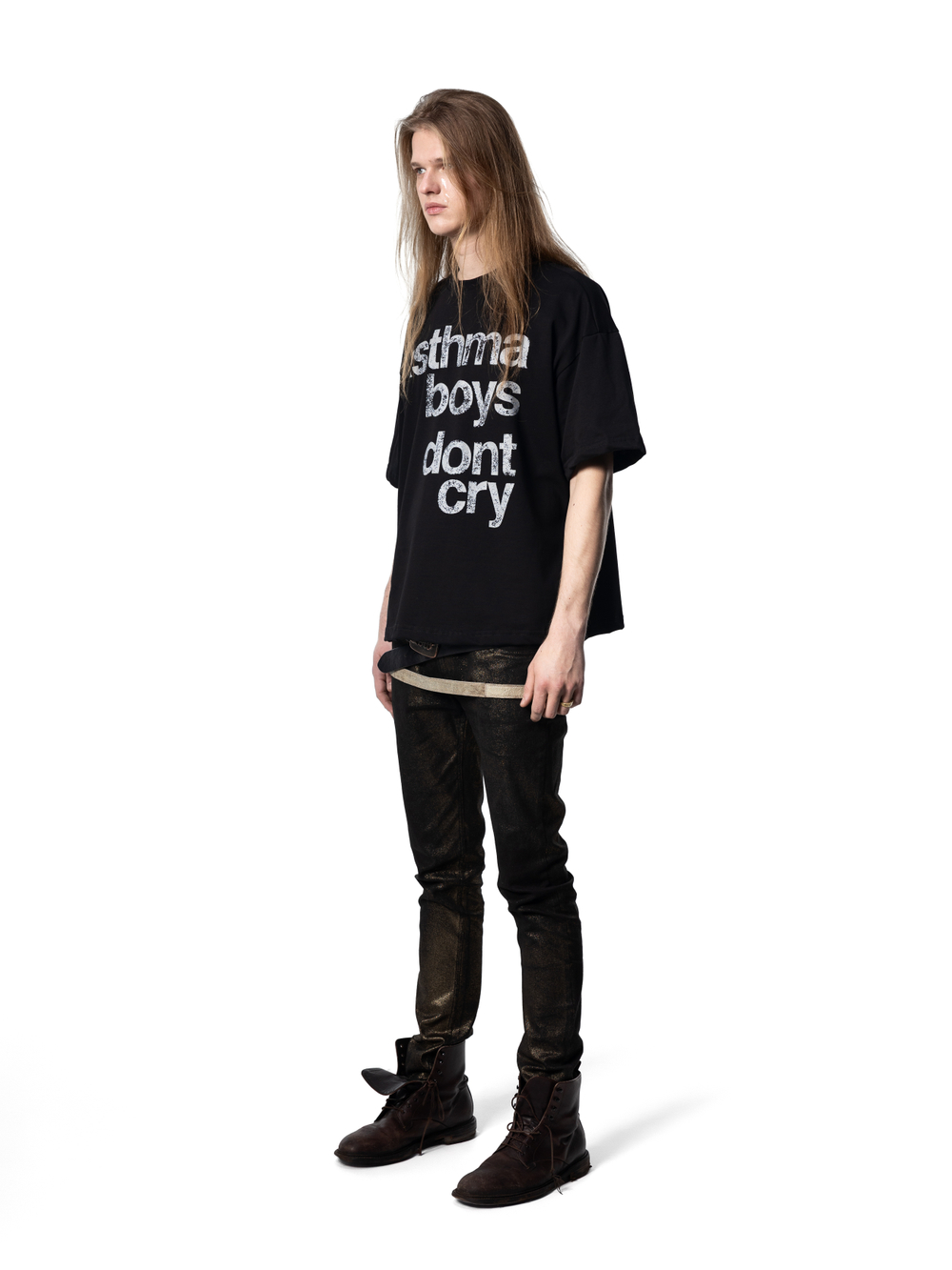 "ASTHMA BOYS DONT CRY" T-Shirt