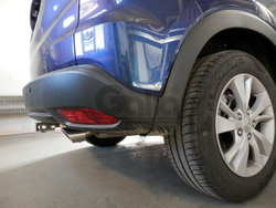 Оцинкованный фаркоп на Honda HR-V 2014-2021 (без электрики), Galia H097C
