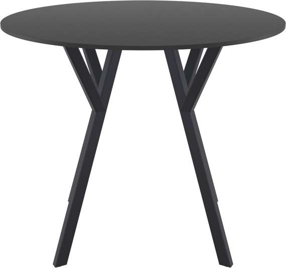 Стол пластиковый Max Table Ø90, черный