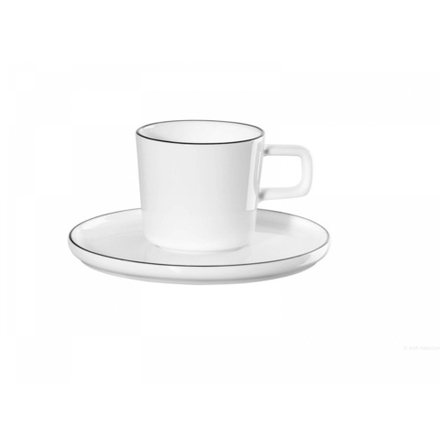ASA - A&#39;Table Oco Ligne Чашка и блюдце 80мл для эспрессо / артикул   2030113  / GTIN 4024433000389
