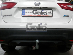 Фаркоп оцинкованный Galia N054C для Nissan Qashqai 2007-2014, Qashqai 2 2014-(паспорт и сертификат в комплекте)(без электрики)