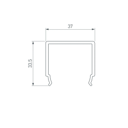 Экран ARH-LINE-3750A-VOL-2000 OPAL (Arlight, Пластик) 020575