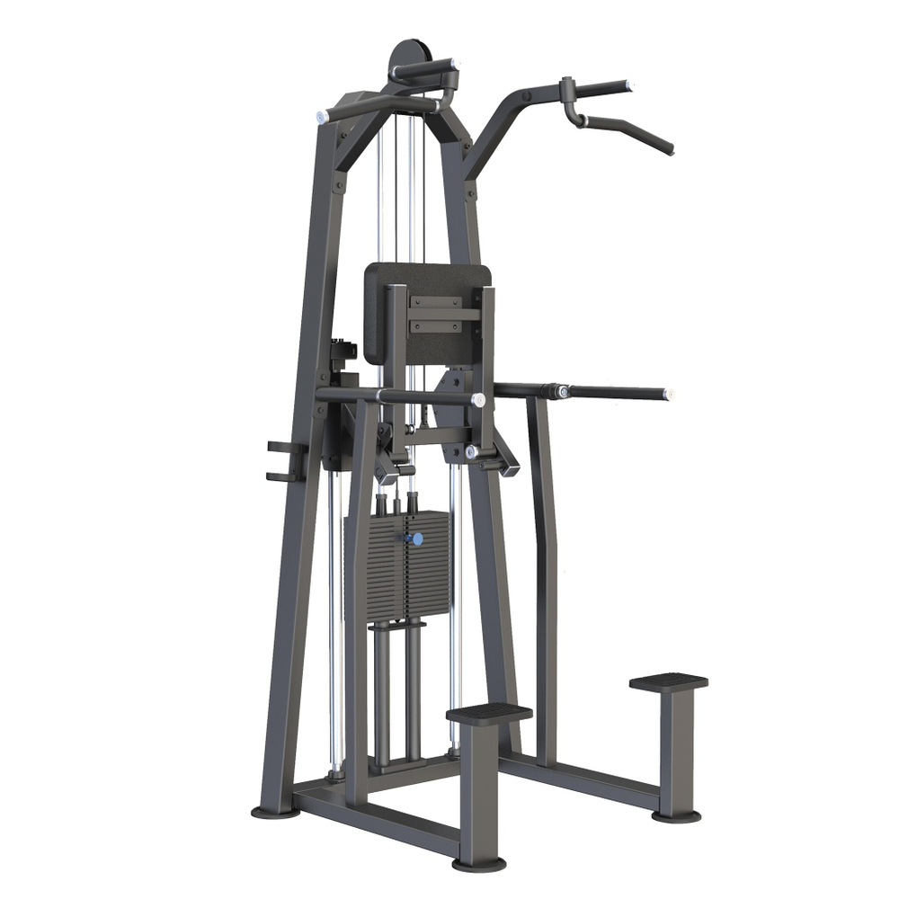 U3009C (E3009) Турник, брусья с противовесом. Стек 88 кг