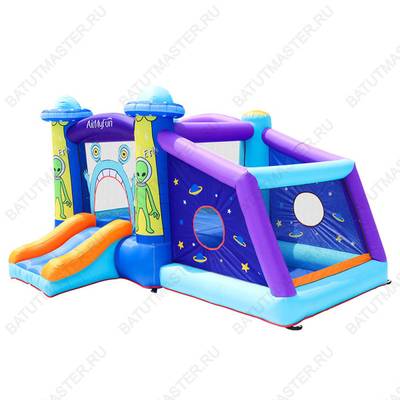 Батут для детей на дачу "Космос" 3,35*2,65*1,85 м