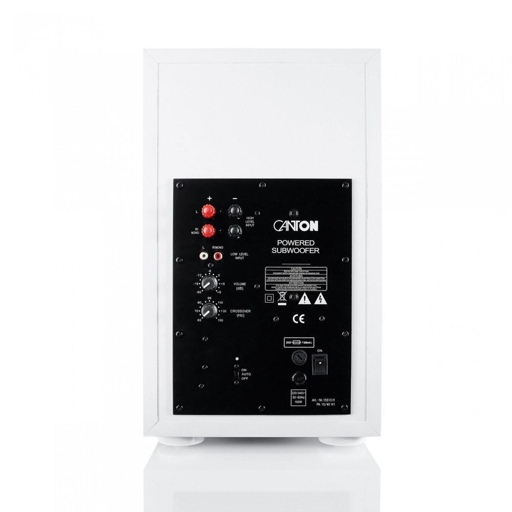 Готовый комплект домашнего кинотеатра CANTON Smart Cinema 365 white matt