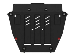 Защита картера двигателя, КПП (2 мм, сталь) для Honda Stepwgn 2015-2022 (V = 1.5 AT 4WD) Sheriff.09.4638
