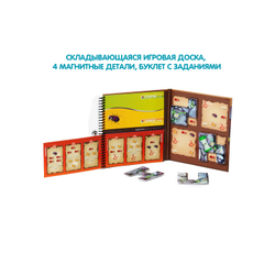 Логическая, магнитная игра для путешествий «Деловые жуки»