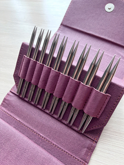 Набор съемных укороченных спиц 9см/5пар Flight Mini Maroon Lykke