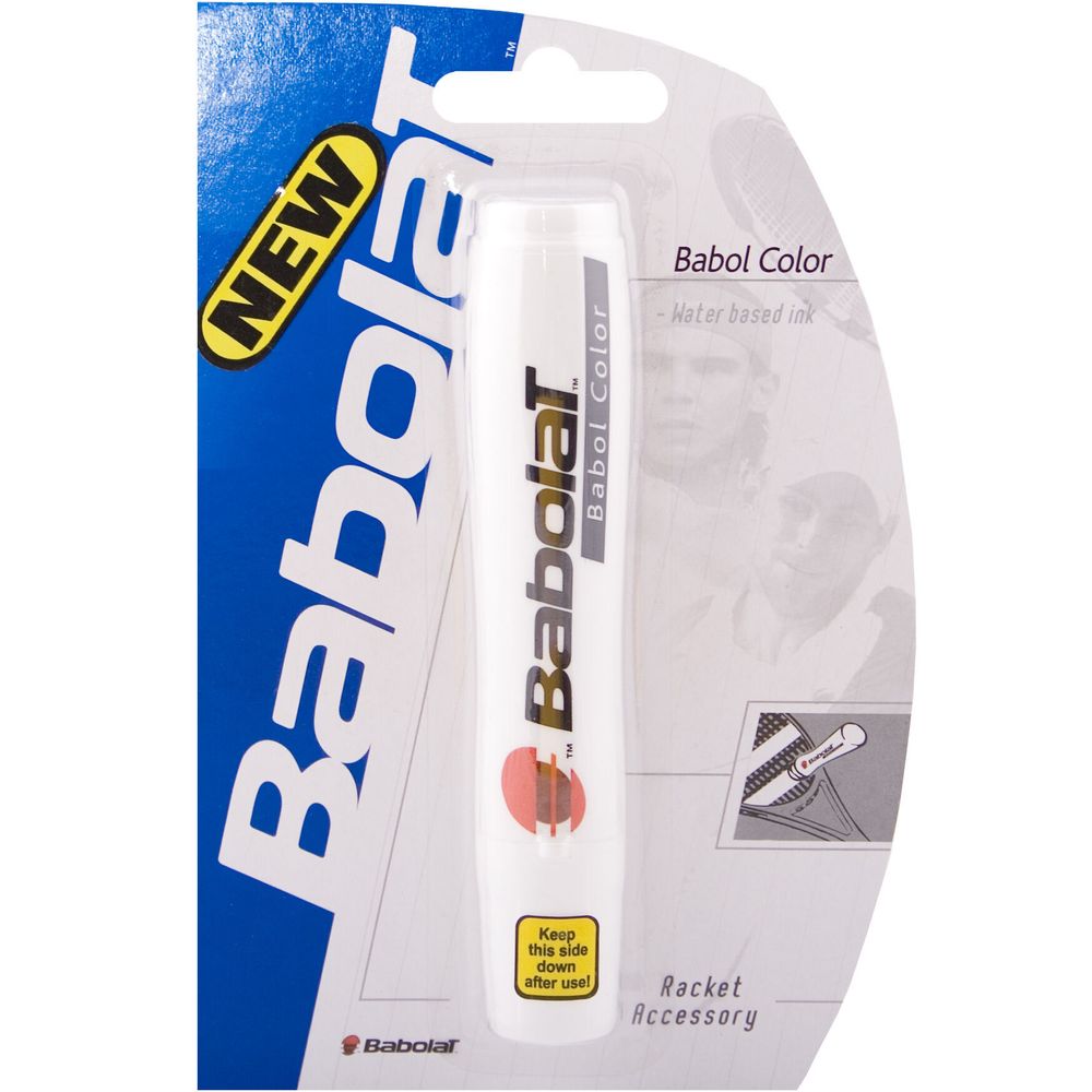 Теннисная ракетка Babolat Babol Color Stencil Ink - White