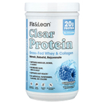 Fit & Lean, прозрачный протеин, со вкусом голубой малины, 474 г (1,04 фунта)