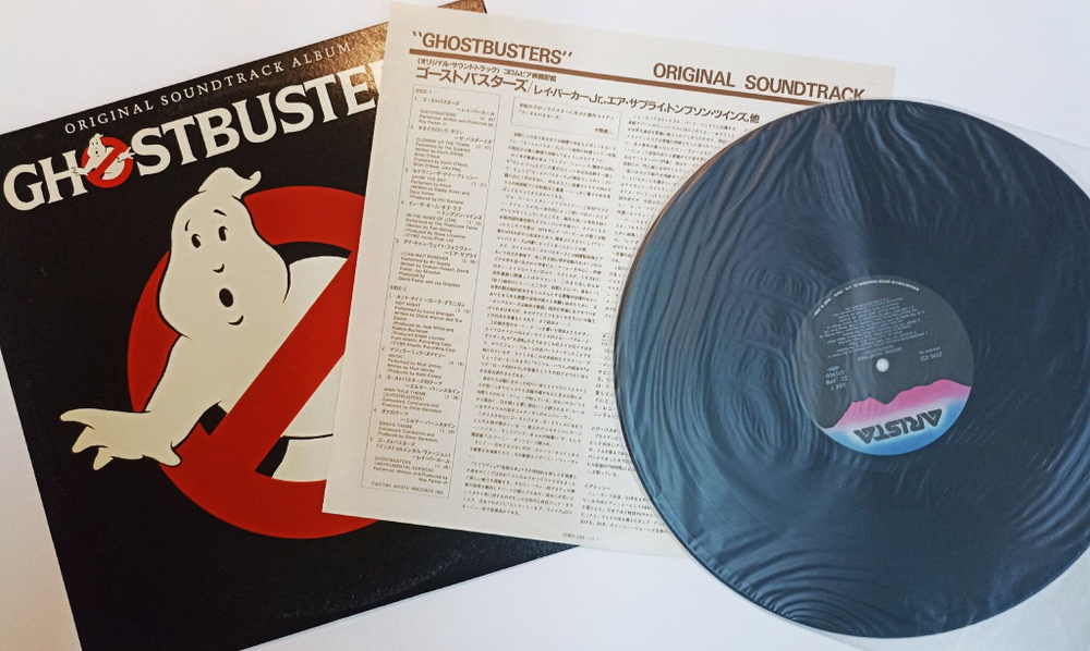 Винтажная виниловая пластинка LP Ghostbusters OST (Japan 1984) (No Obi)