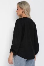 Блуза Линия успеха (черная) Б12558-12 LT Collection