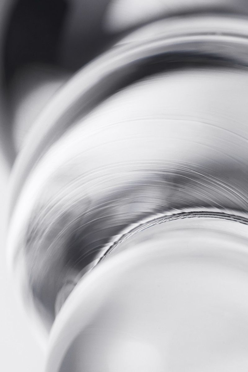 Анальная втулка-ёлочка Sexus Glass, стекло, 10,5 см