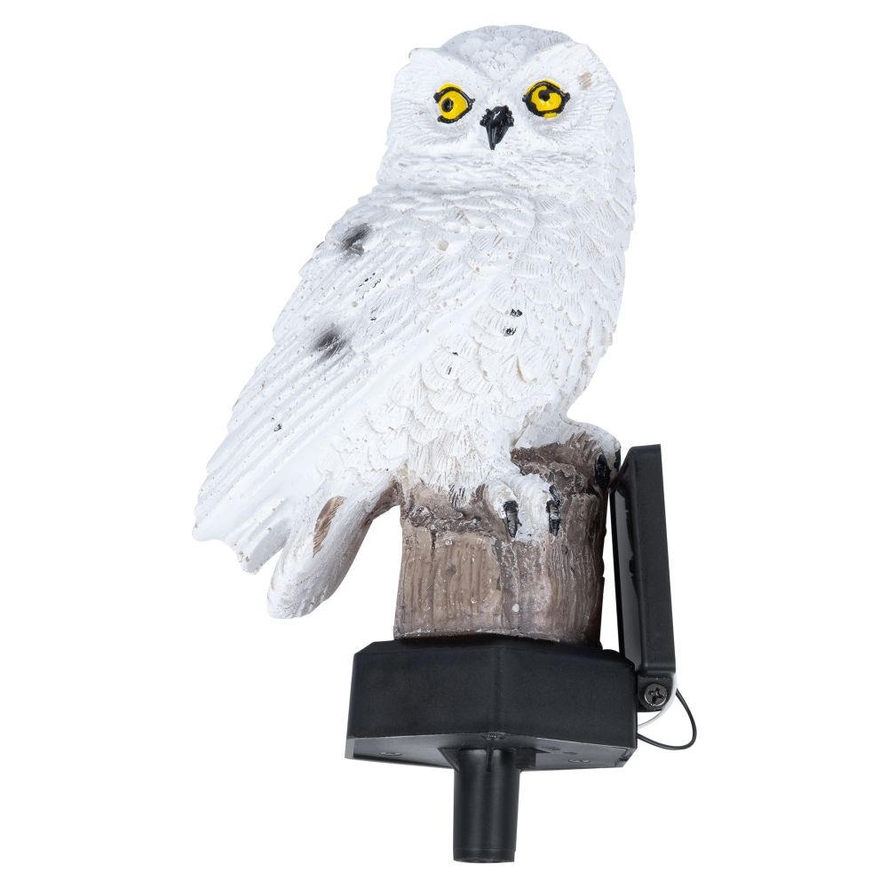 USL-S-823-PM290 POLAR OWL Садовый светильник на солнечной батарее Полярная сова. 1 светодиод. Теплый белый свет. 1xАA Ni-Mh аккумулятор в-к. IP44. TM Uniel