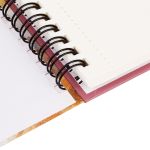 Скетчбук А5, 20л, 190х190мм на гребне, пл. 200гр, слоновая кость, Greenwich Line Winter town