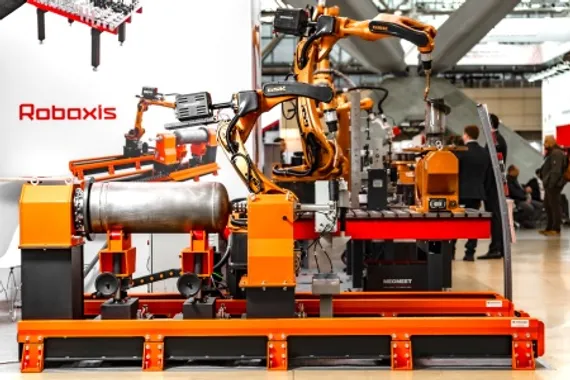 Вращатель сварочный с подвижной пневмопинолью, Robaxis