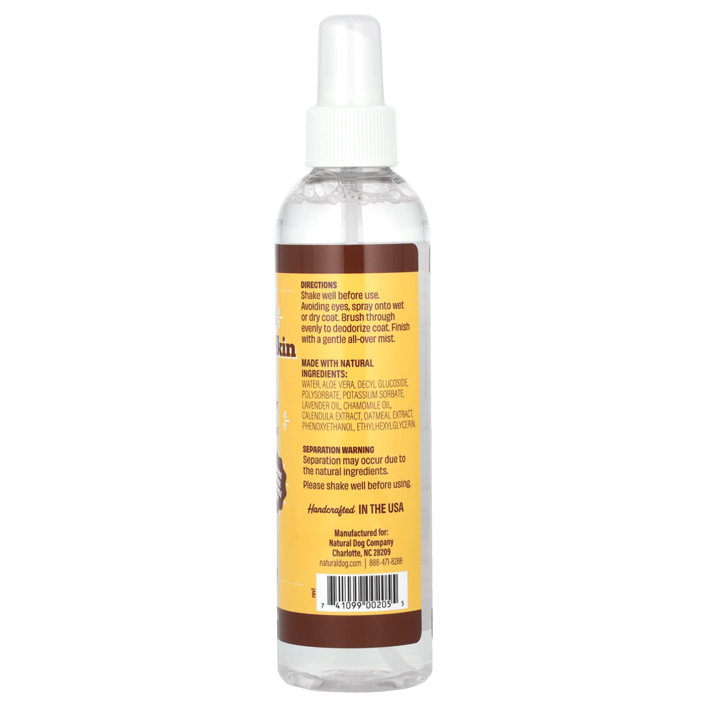 Natural Dog Company, Spritz с овсянкой для чувствительной кожи, для собак, 237 мл (8 жидк. унц.)