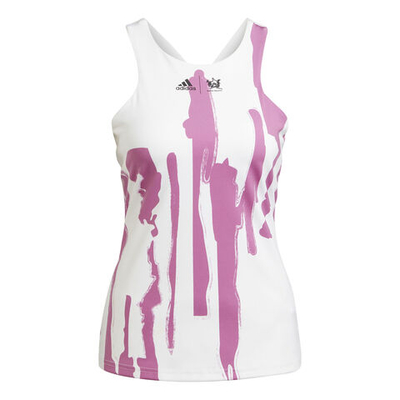 Женская теннисная майка adidas New York Y Tank Top Women - White, Violet