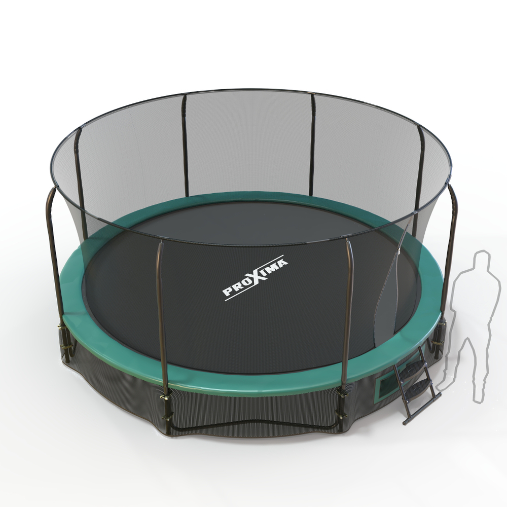 Батут proxima premium dual 14 футов, арт. cfr-14f-4w