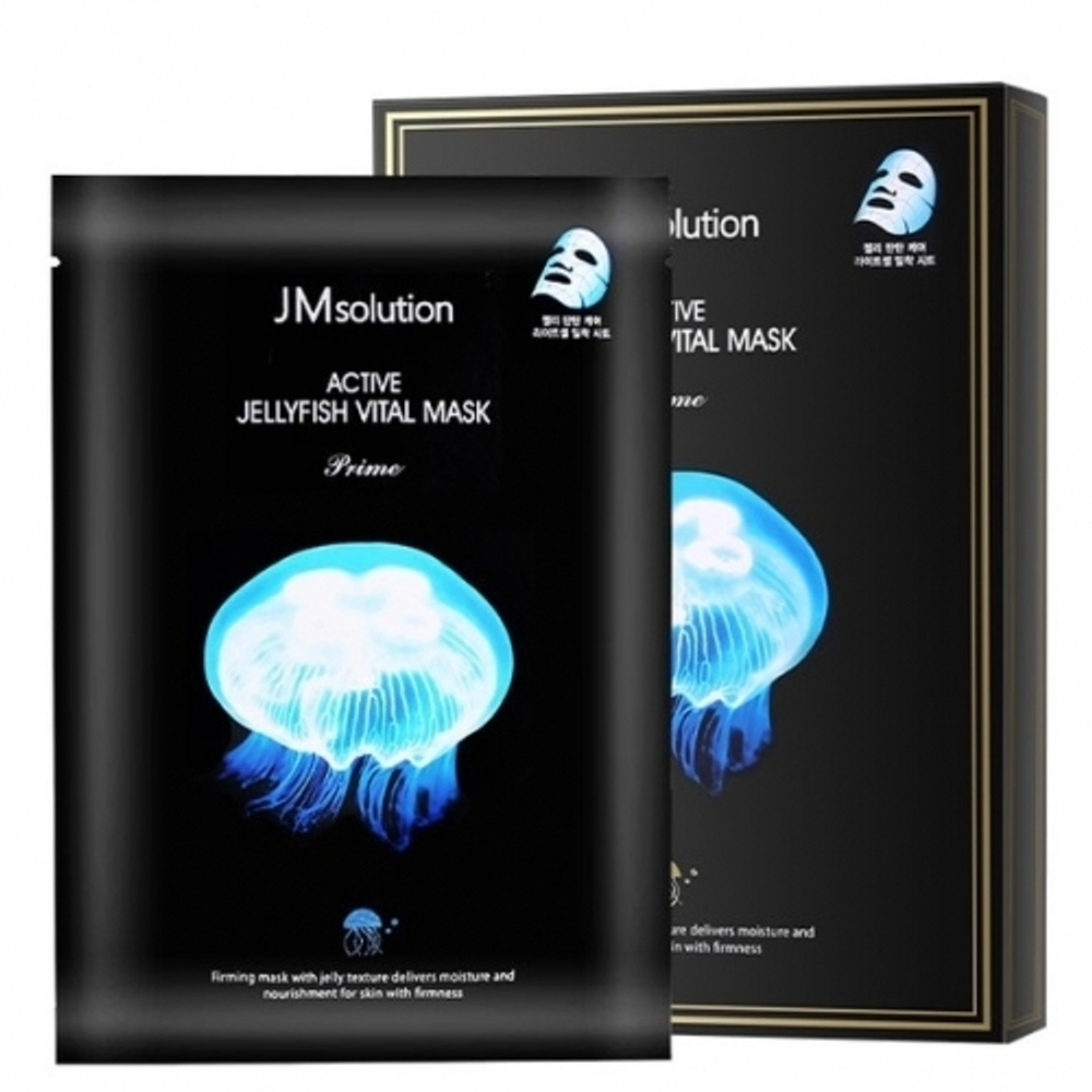 JMsolution Маска ультратонкая с экстрактом медузы - Active jellyfish vital mask, 30мл, шт