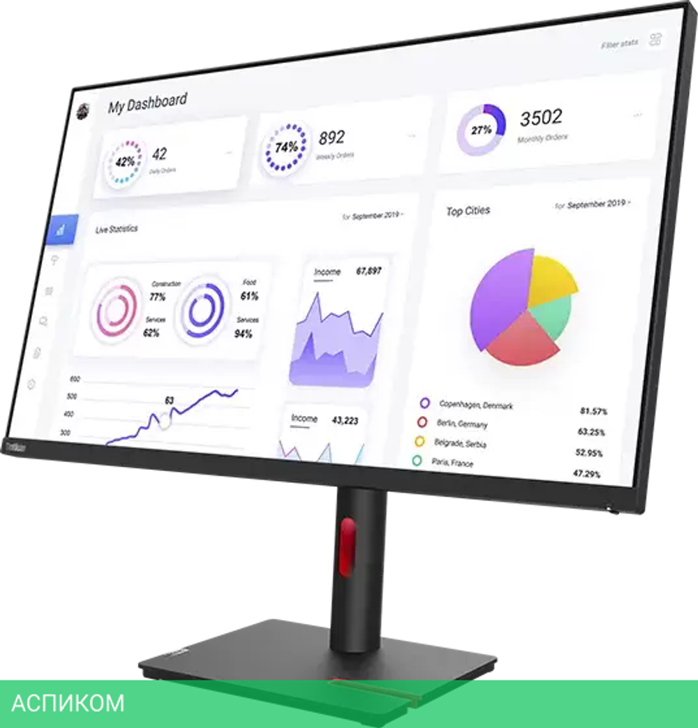 Монитор Lenovo ThinkVision T32p-30 63D2GAT1EU